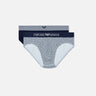 Set due slip in cotone stretch EM000251 AF18885M9088 EMPORIO ARMANI 