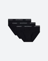 Set tre slip in cotone stretch EM000258 AF14132MC061 EMPORIO ARMANI 