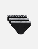 Set tre slip in cotone stretch EM000258 AF18886MC061 EMPORIO ARMANI 