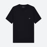 EMPORIO ARMANI "Crew Neck Fitted" BLACK Uomo 