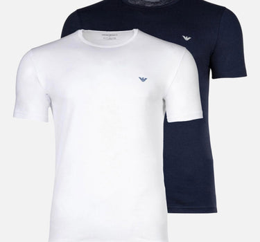 EMPORIO ARMANI Set due t-shirt intime in cotone stretch MULTICOLOR Uomo 