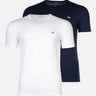 EMPORIO ARMANI Set due t-shirt intime in cotone stretch MULTICOLOR Uomo 