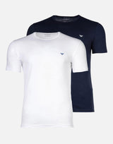 EMPORIO ARMANI Set due t-shirt intime in cotone stretch MULTICOLOR Uomo 