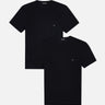 EMPORIO ARMANI Set due t-shirt intime in cotone stretch BLACK Uomo 