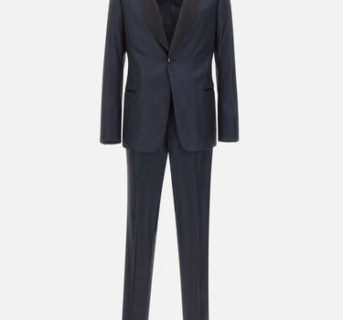 EMPORIO ARMANI Abito monopetto in misto lana BLUE Uomo 