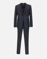 EMPORIO ARMANI Abito monopetto in misto lana BLUE Uomo 