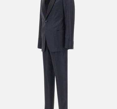 EMPORIO ARMANI Abito monopetto in misto lana BLUE Uomo 