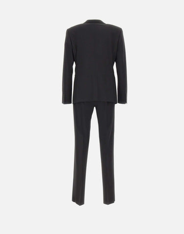 EMPORIO ARMANI Completo cerimonia due pezzi BLACK Uomo 