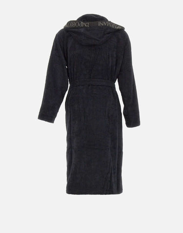 Accappatoio in spugna di cotone EM002255 AF14986UC001 EMPORIO ARMANI 