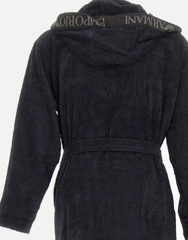Accappatoio in spugna di cotone EM002255 AF14986UC001 EMPORIO ARMANI 