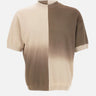 EMPORIO ARMANI Maglia con stampa degradé BROWN Uomo 