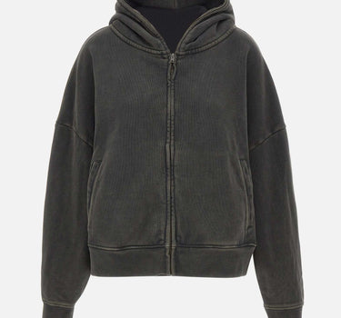 Felpa over con cappuccio e zip ESSS26HO03012 0392 ENTIRE STUDIOS 