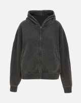Felpa over con cappuccio e zip ESSS26HO03012 0392 ENTIRE STUDIOS 
