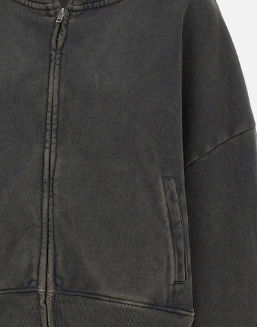 Felpa over con cappuccio e zip ESSS26HO03012 0392 ENTIRE STUDIOS 