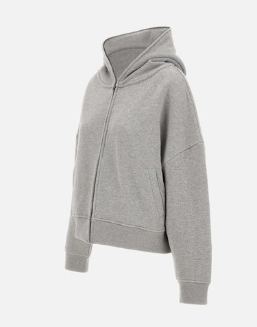 Felpa over con cappuccio e zip ESSS26HO03012 6236 ENTIRE STUDIOS 
