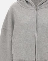 Felpa over con cappuccio e zip ESSS26HO03012 6236 ENTIRE STUDIOS 
