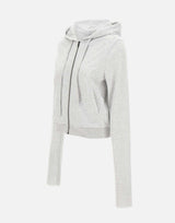 "Lightweight Cropped Zip Up" ESSS26HO05012 0497 ENTIRE STUDIOS 