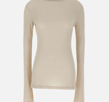 "Sheer Long Sleeve" ESSS26TO02908 0073 ENTIRE STUDIOS 