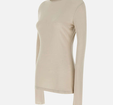 "Sheer Long Sleeve" ESSS26TO02908 0073 ENTIRE STUDIOS 