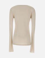 "Sheer Long Sleeve" ESSS26TO02908 0073 ENTIRE STUDIOS 