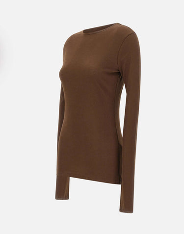 "Sheer Long Sleeve" ESSS26TO02908 6235 ENTIRE STUDIOS 