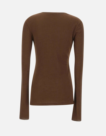 "Sheer Long Sleeve" ESSS26TO02908 6235 ENTIRE STUDIOS 