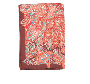 Foulard in seta con motivo paisley floreale WAXA0008 AKI74X0863 ETRO 