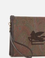 ETRO Pouch "Arnica" con pegaso BROWN Donna 