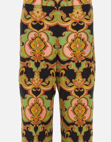 Pantaloni palazzo in seta WREA0014 AKI44X0812 ETRO 
