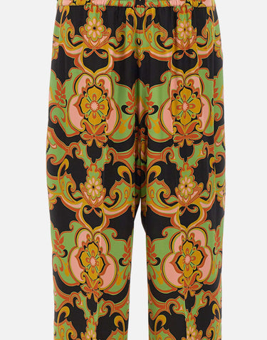 Pantaloni palazzo in seta WREA0014 AKI44X0812 ETRO 