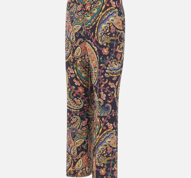 Pantaloni con motivo paisley floreale WREA0069 99SASU8X0884 ETRO 
