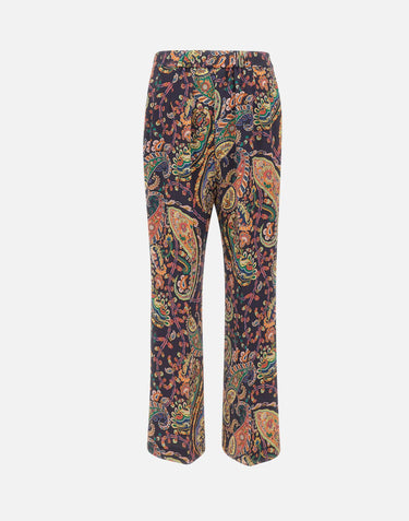 Pantaloni con motivo paisley floreale WREA0069 99SASU8X0884 ETRO 