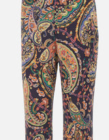 Pantaloni con motivo paisley floreale WREA0069 99SASU8X0884 ETRO 
