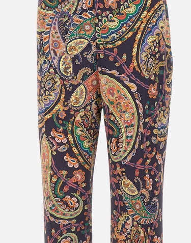 Pantaloni con motivo paisley floreale WREA0069 99SASU8X0884 ETRO 