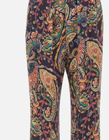 Pantaloni con motivo paisley floreale WREA0069 99SASU8X0884 ETRO 