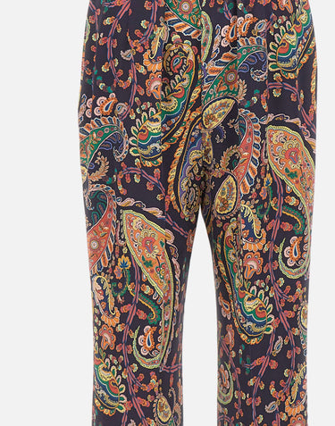 Pantaloni con motivo paisley floreale WREA0069 99SASU8X0884 ETRO 