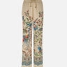 Pantaloni ampi con stampa piazzata flora e fauna WREA0072 99SPSI6X0802 ETRO 