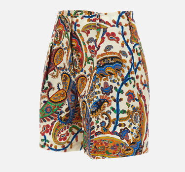 Shorts con stampa paisley floreale WREB0012 99SAEH1X0801 ETRO 