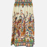 Gonna midi plissé in cotone con stampa paisley floreale WRFA0112 99SP5I0X0800 ETRO 