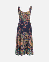 Abito midi con motivo paisley floreale WRHA0555 99SPSI1X0883 ETRO 