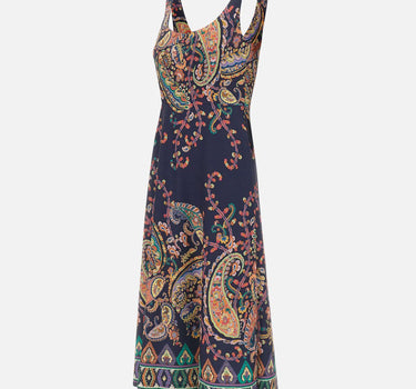 Abito midi con motivo paisley floreale WRHA0555 99SPSI1X0883 ETRO 