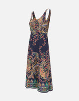 Abito midi con motivo paisley floreale WRHA0555 99SPSI1X0883 ETRO 