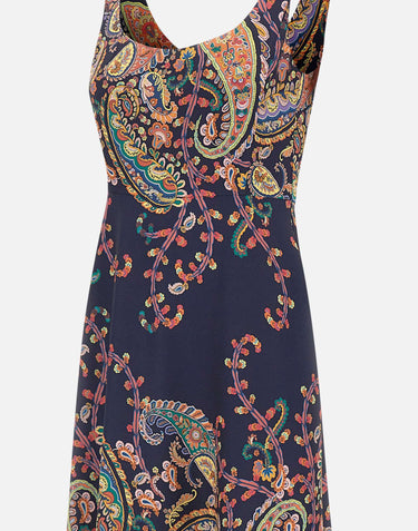 Abito midi con motivo paisley floreale WRHA0555 99SPSI1X0883 ETRO 