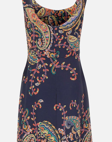 Abito midi con motivo paisley floreale WRHA0555 99SPSI1X0883 ETRO 