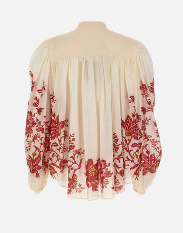 Camicia in cotone con stampa floreale WRIA0048 99SP5I8X0808 ETRO 