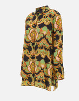Camicia lunga in seta con stampa floreale WRIA0103 AKI44X0812 ETRO 