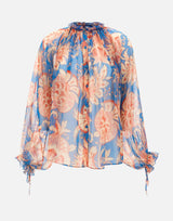 Blusa in seta con motivo floreale WRIA0107 99SA1Q8X0882 ETRO 