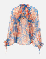 Blusa in seta con motivo floreale WRIA0107 99SA1Q8X0882 ETRO 