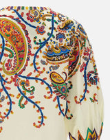Blusa in cotone con stampa paisley floreale WRJA0088 99SP5I1X0800 ETRO 