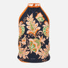 Top in seta con scollo all'americana e motivo paisley floreale WRJA0147 AKI89X0884 ETRO 